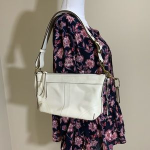 COACH Legacy Cream Leather Handbag J0693-10559